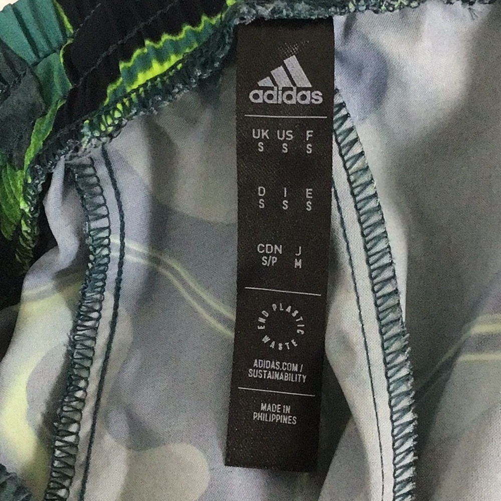 adidas Men's Future Icons Allover Print Pants Green Arctic Night Size Small - Picture 6 of 10